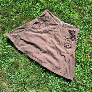 "Mountain Hard Wear" cargo skirt, brown, 12